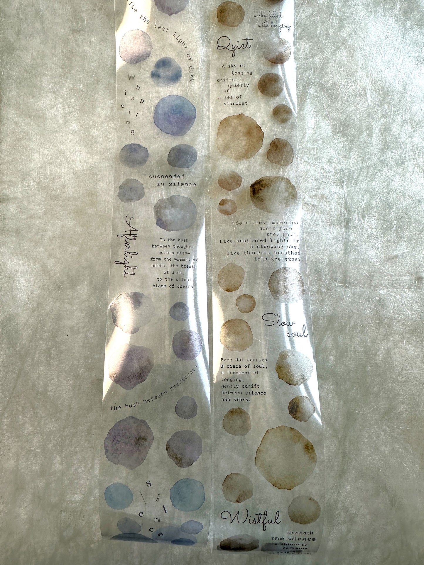Asteroid B-610 - Dreamdust & Memory Haze PET tape SAMPLES