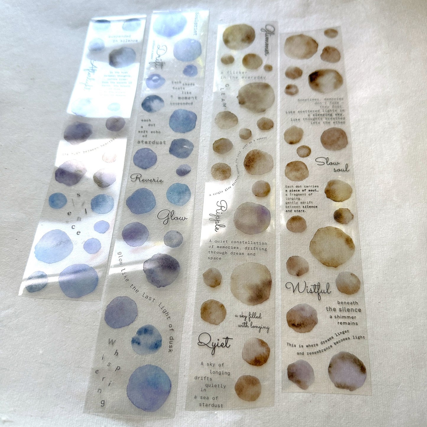 Asteroid B-610 - Dreamdust & Memory Haze PET tape SAMPLES