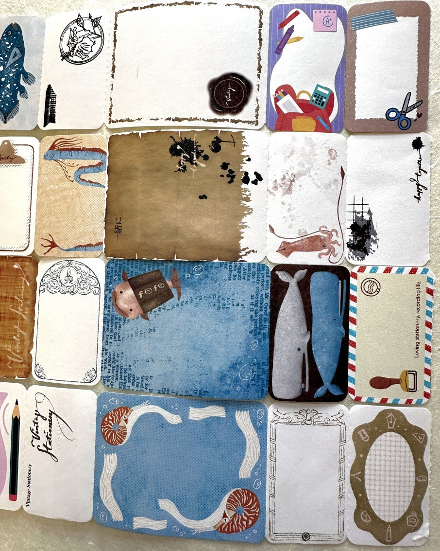 Fafa x A Great Idea x Ha7uu x ZM.Ball (collaboration) - Mocha Mocha writable memo roll SAMPLES