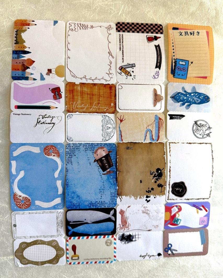 Fafa x A Great Idea x Ha7uu x ZM.Ball (collaboration) - Mocha Mocha writable memo roll SAMPLES