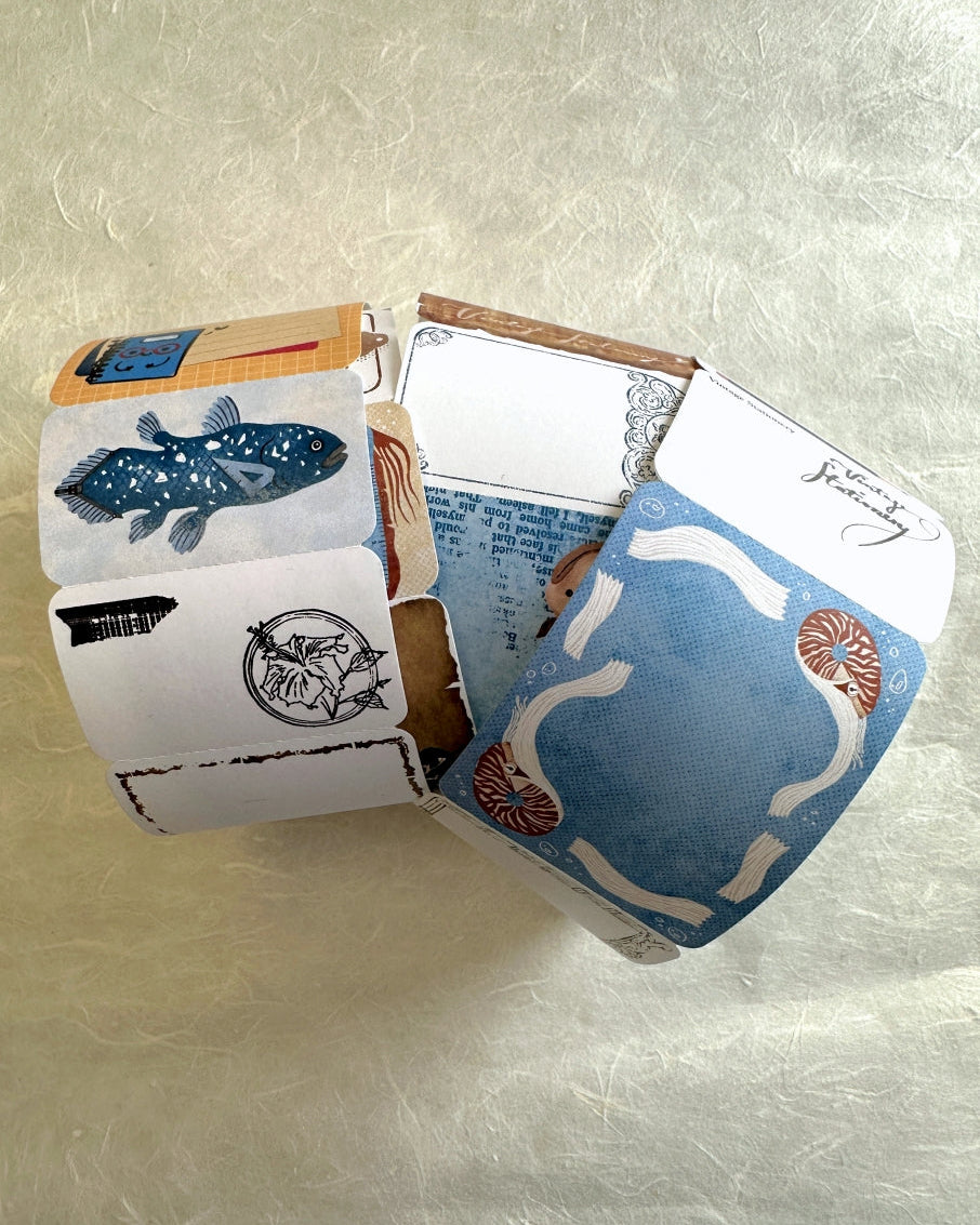 Fafa x A Great Idea x Ha7uu x ZM.Ball (collaboration) - Mocha Mocha writable memo roll SAMPLES