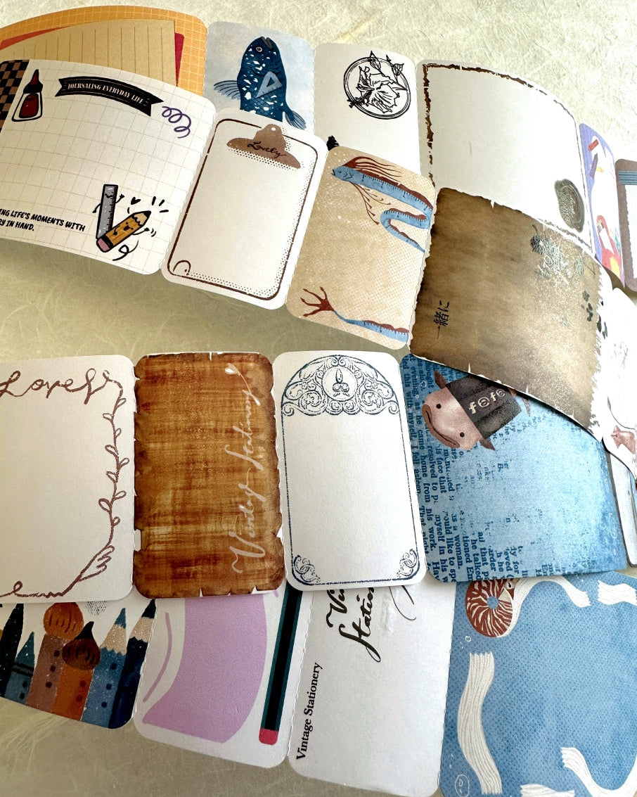 Fafa x A Great Idea x Ha7uu x ZM.Ball (collaboration) - Mocha Mocha writable memo roll SAMPLES