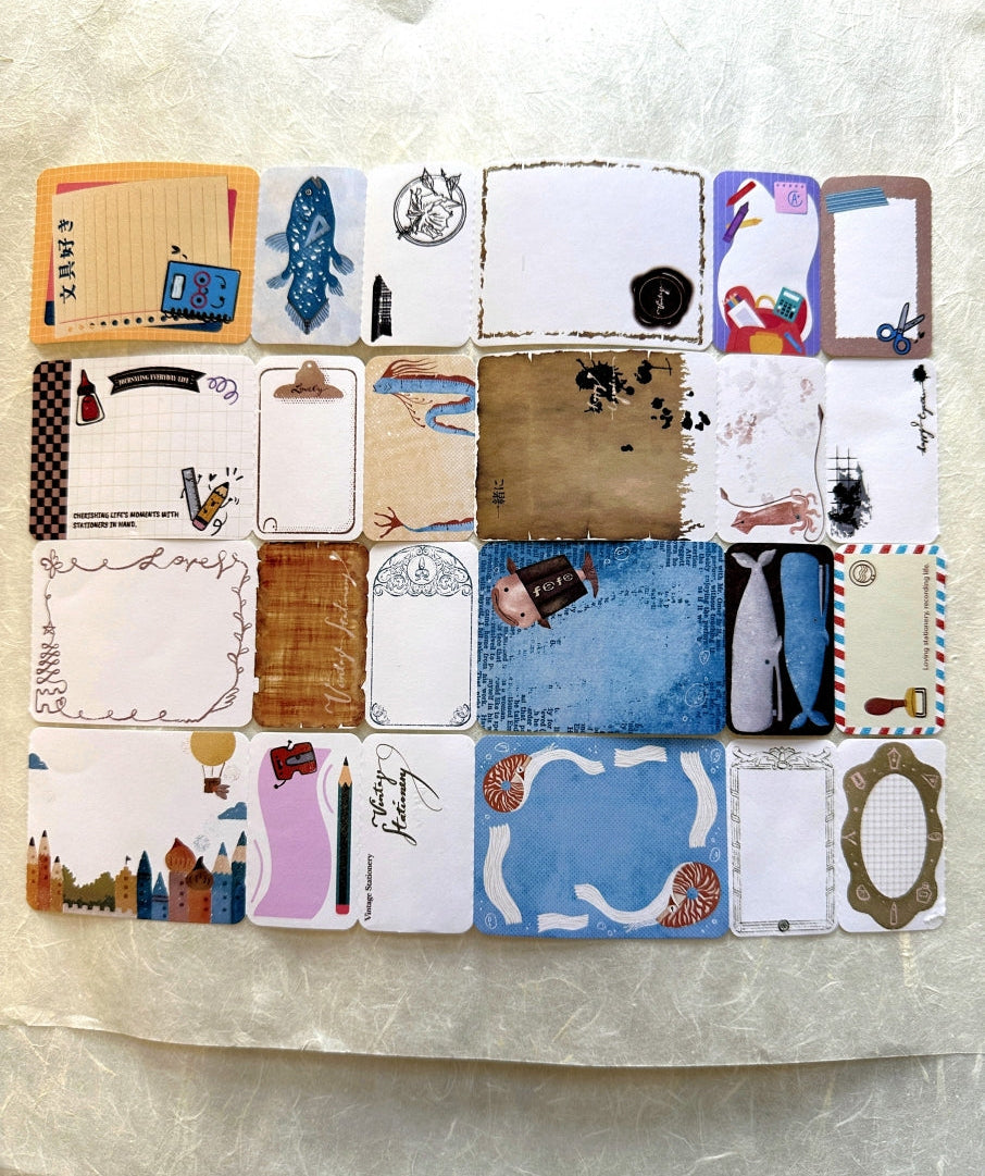 Fafa x A Great Idea x Ha7uu x ZM.Ball (collaboration) - Mocha Mocha writable memo roll SAMPLES
