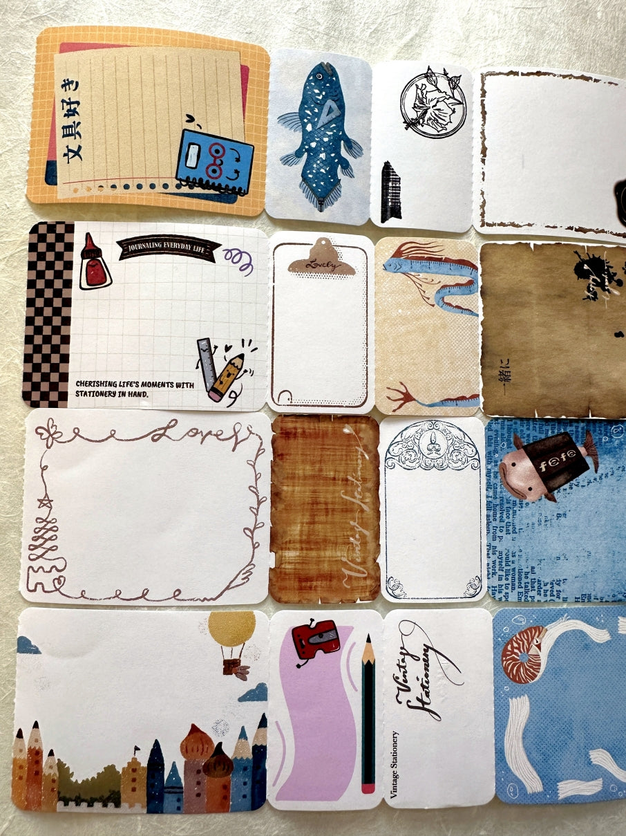 Fafa x A Great Idea x Ha7uu x ZM.Ball (collaboration) - Mocha Mocha writable memo roll SAMPLES