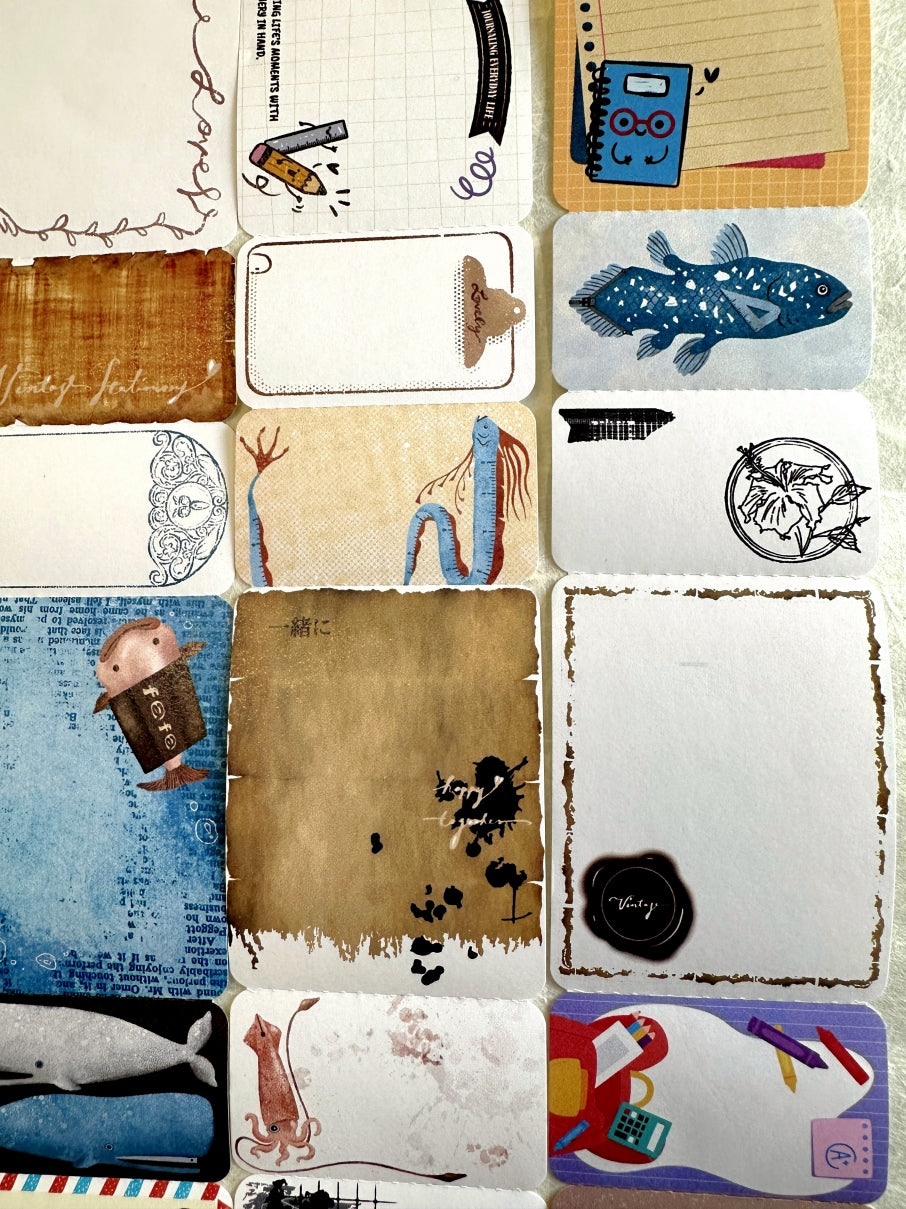 Fafa x A Great Idea x Ha7uu x ZM.Ball (collaboration) - Mocha Mocha writable memo roll SAMPLES