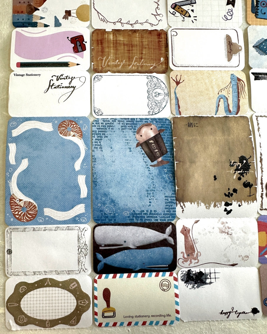 Fafa x A Great Idea x Ha7uu x ZM.Ball (collaboration) - Mocha Mocha writable memo roll SAMPLES