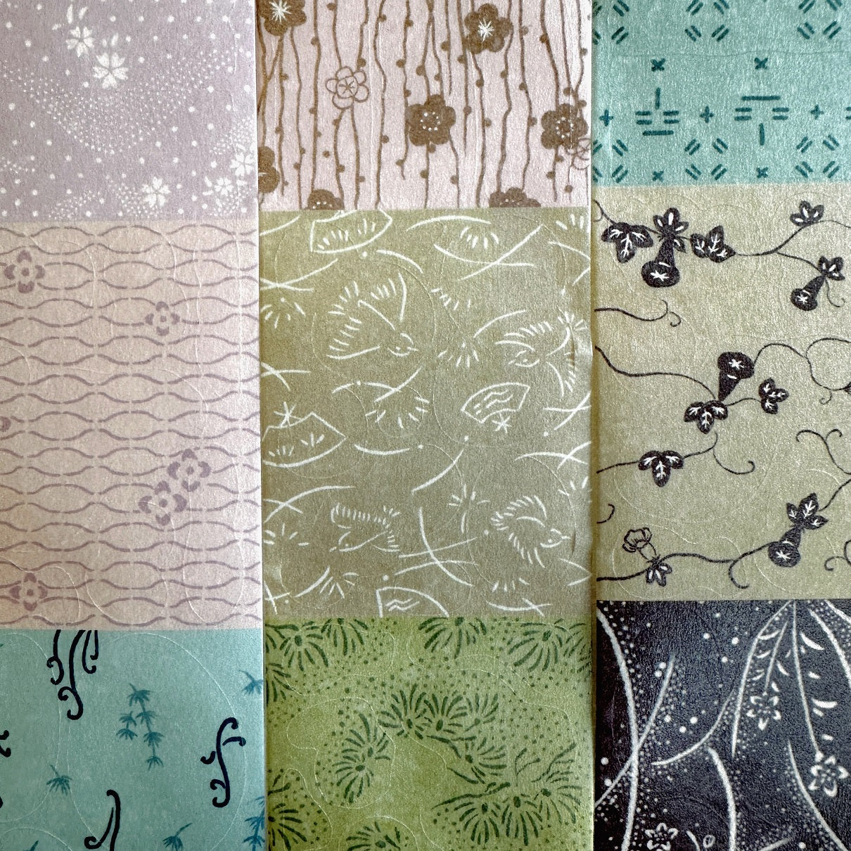 A Great Idea - Japanese Window Lattice Palette (Spring) kiss-cut washi tape SAMPLES