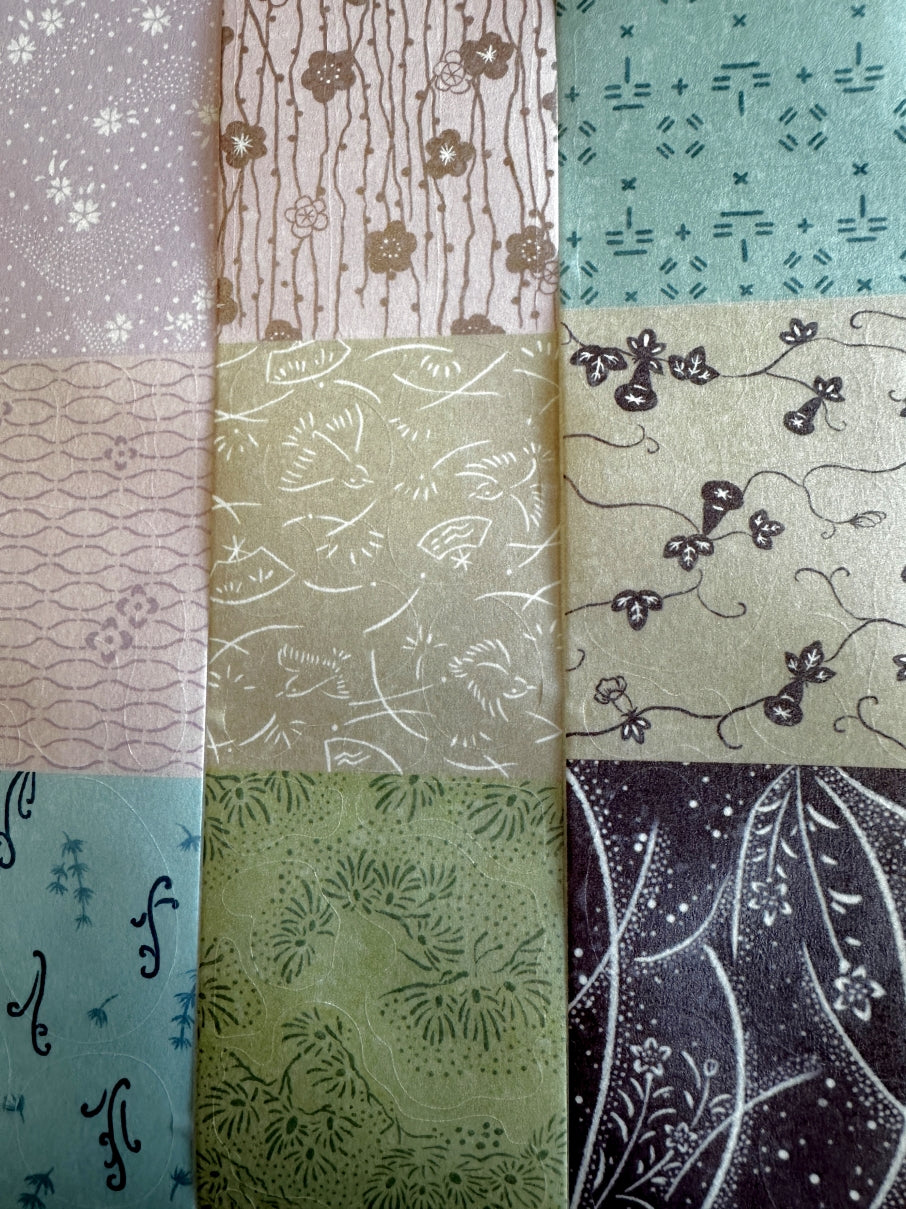 A Great Idea - Japanese Window Lattice Palette (Spring) kiss-cut washi tape SAMPLES