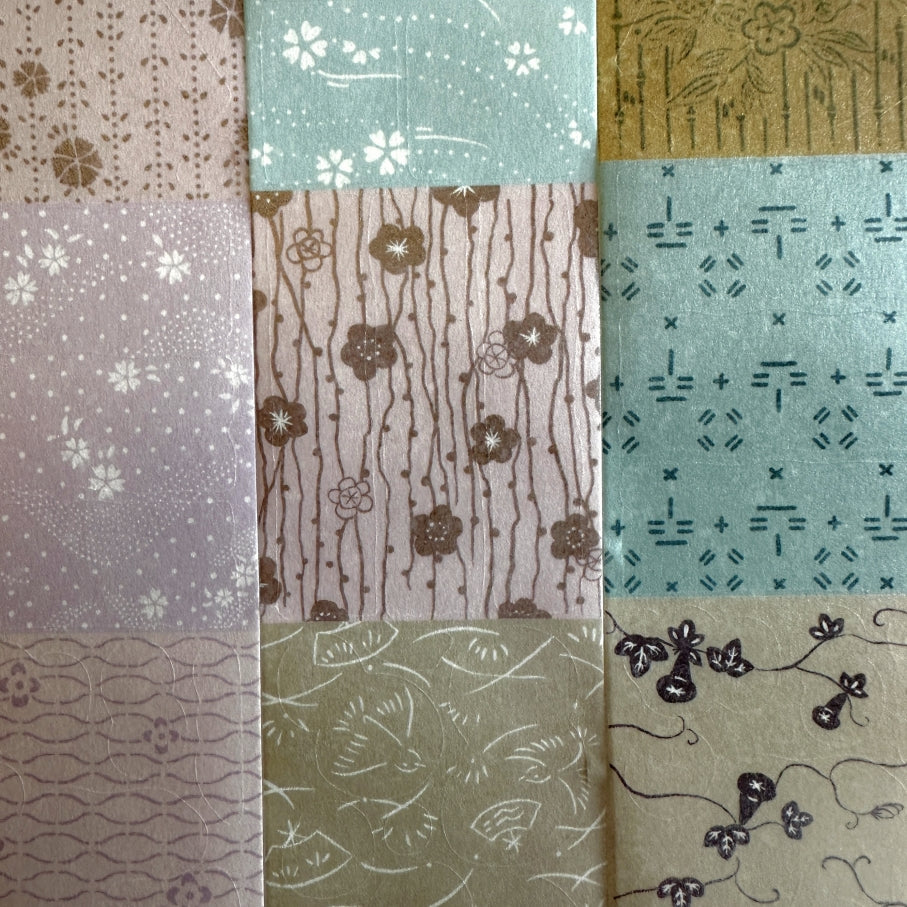 A Great Idea - Japanese Window Lattice Palette (Spring) kiss-cut washi tape SAMPLES