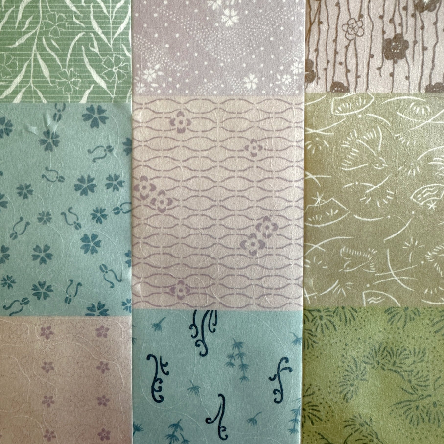 A Great Idea - Japanese Window Lattice Palette (Spring) kiss-cut washi tape SAMPLES
