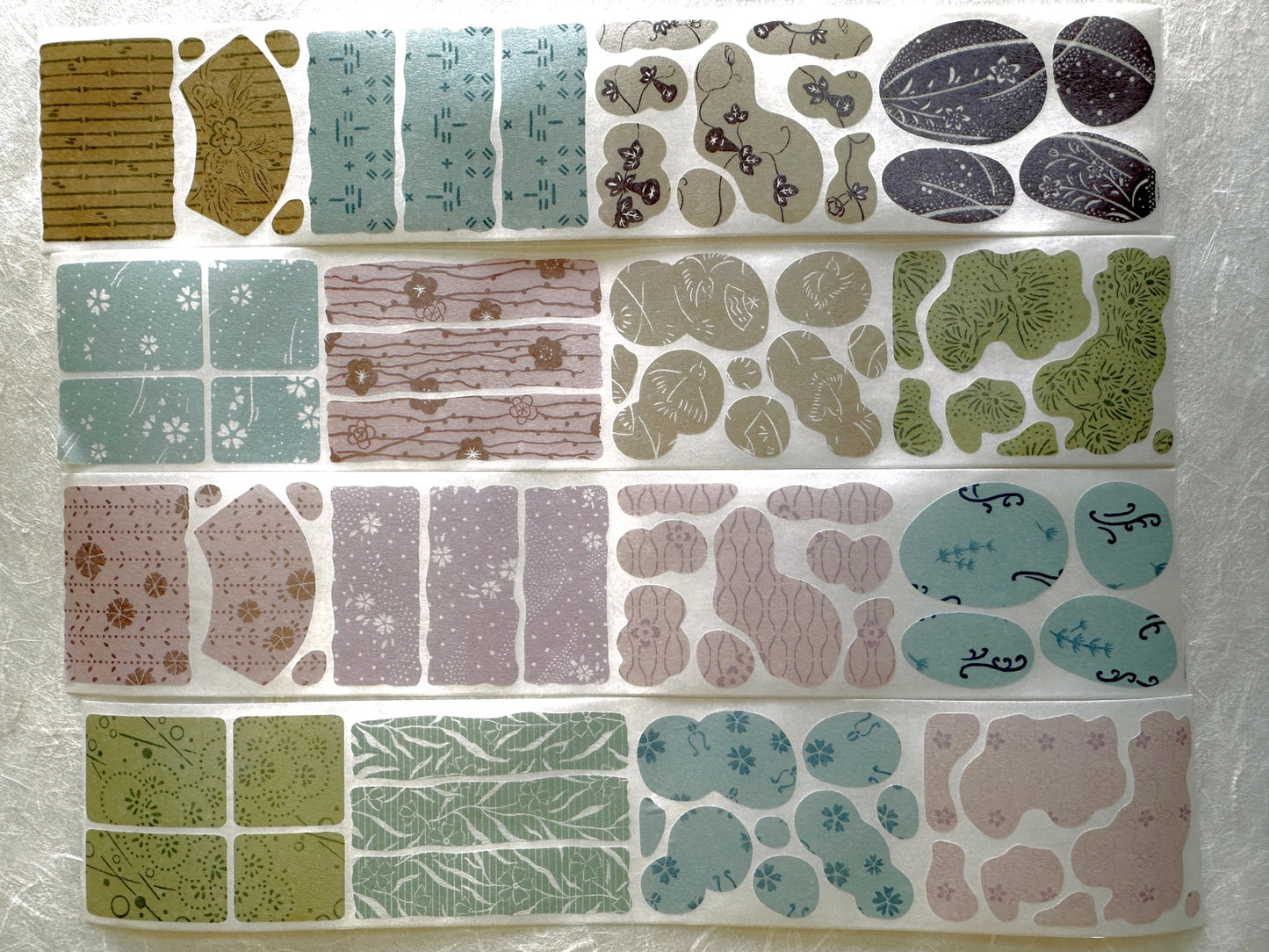 A Great Idea - Japanese Window Lattice Palette (Spring) kiss-cut washi tape SAMPLES