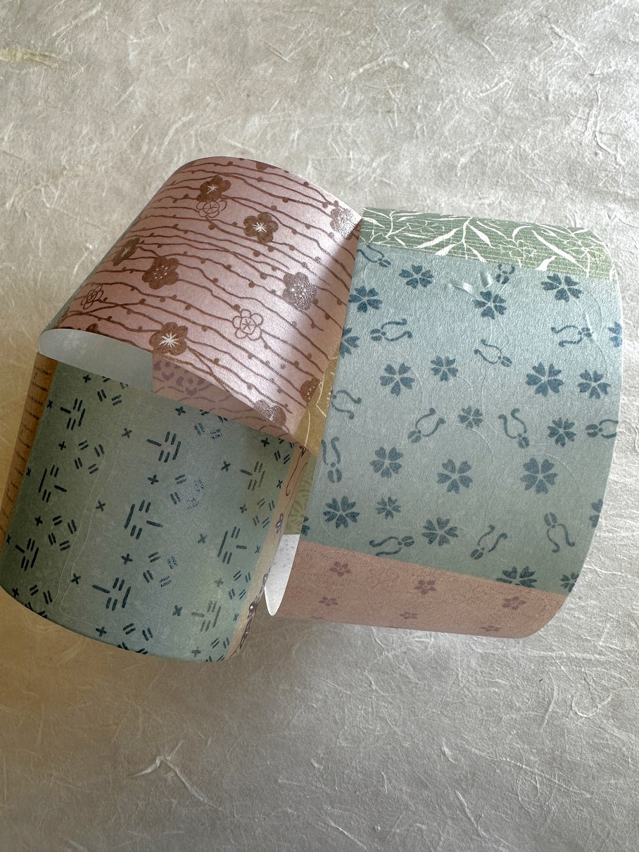 A Great Idea - Japanese Window Lattice Palette (Spring) kiss-cut washi tape SAMPLES