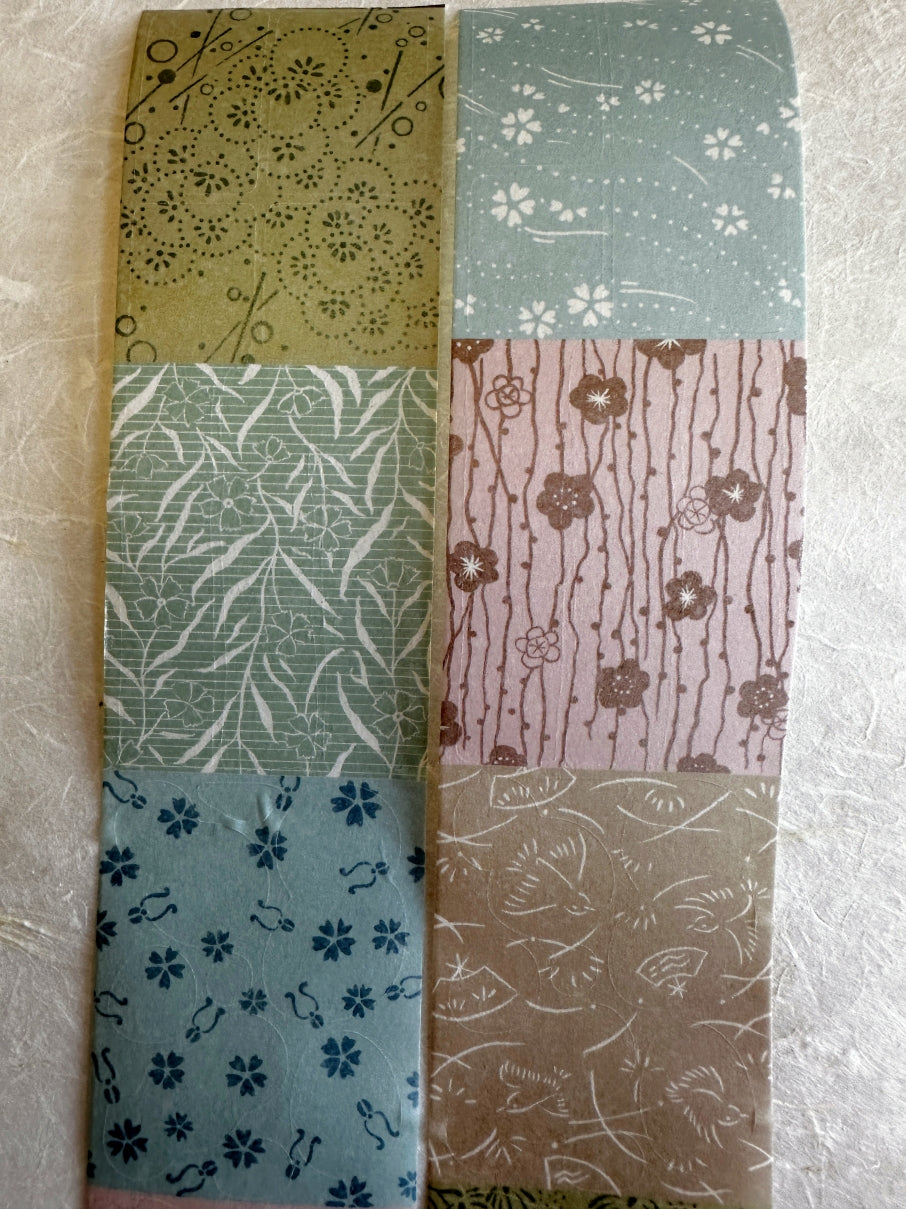 A Great Idea - Japanese Window Lattice Palette (Spring) kiss-cut washi tape SAMPLES