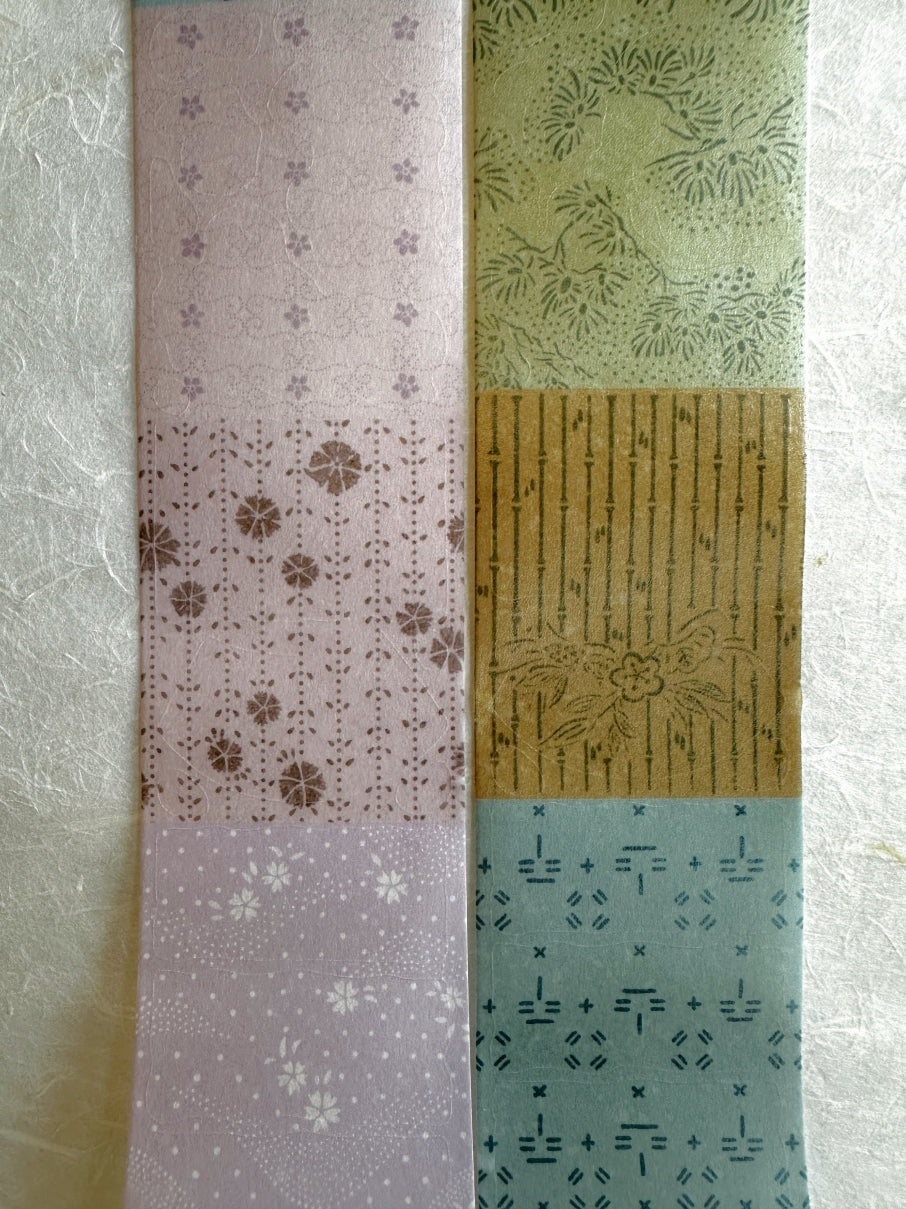A Great Idea - Japanese Window Lattice Palette (Spring) kiss-cut washi tape SAMPLES