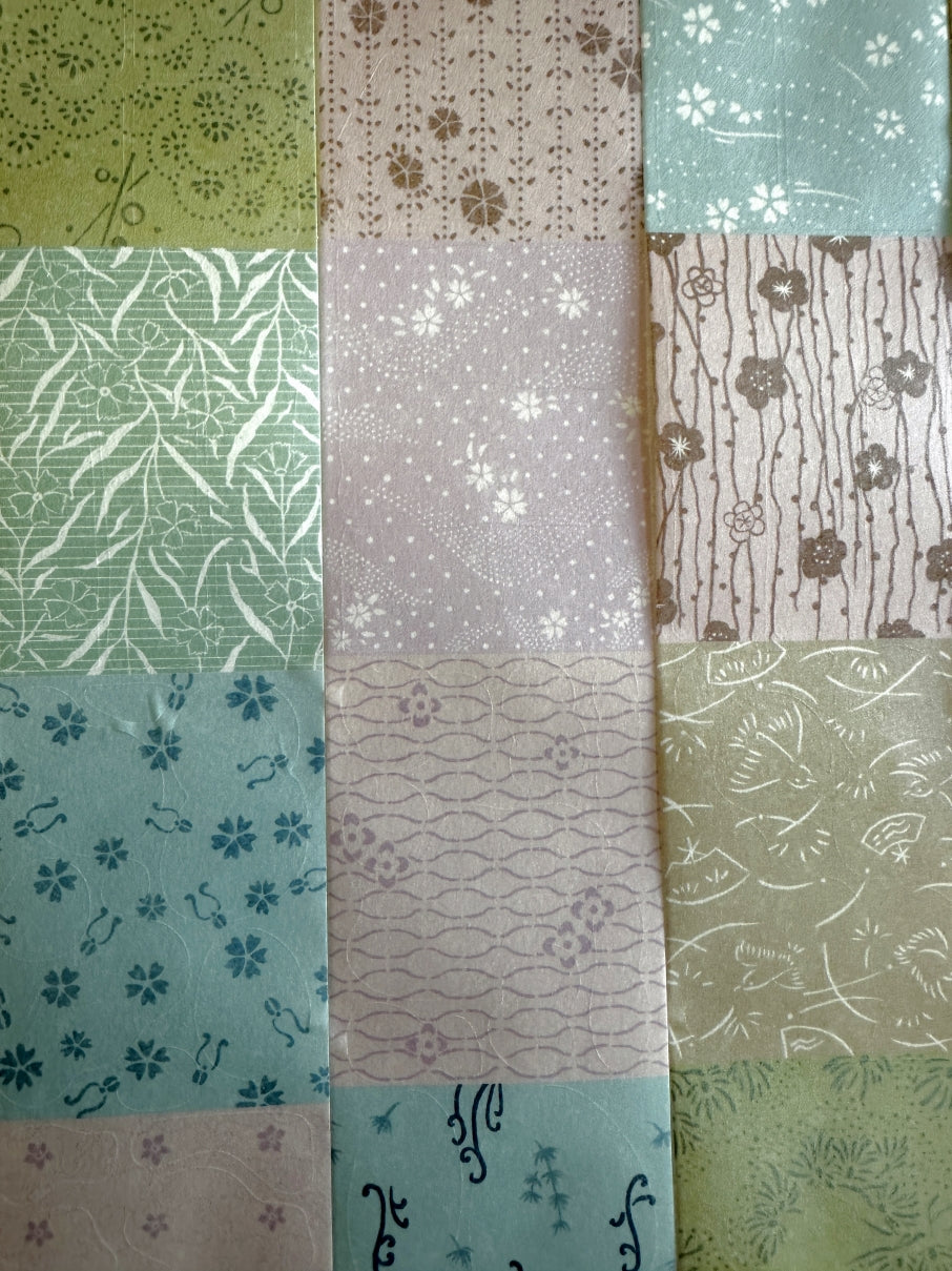 A Great Idea - Japanese Window Lattice Palette (Spring) kiss-cut washi tape SAMPLES