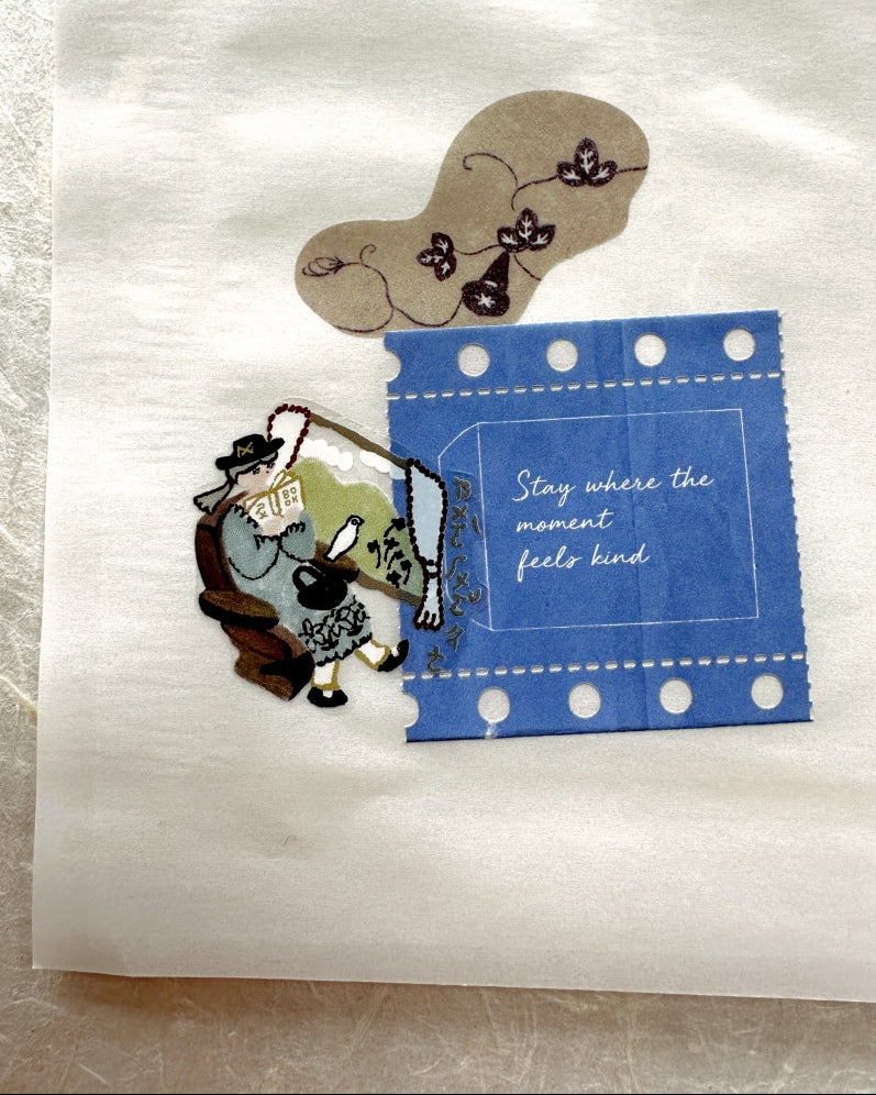 A Great Idea - Japanese Window Lattice Palette (Spring) kiss-cut washi tape SAMPLES