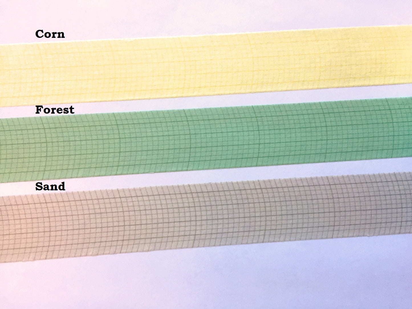 Analogue Keeper - Oval Grid masking tape SAMPLES