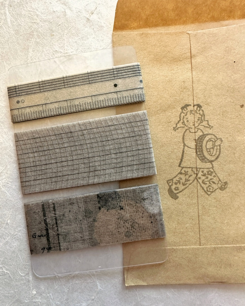 Analogue Keeper - Oval Grid masking tape SAMPLES