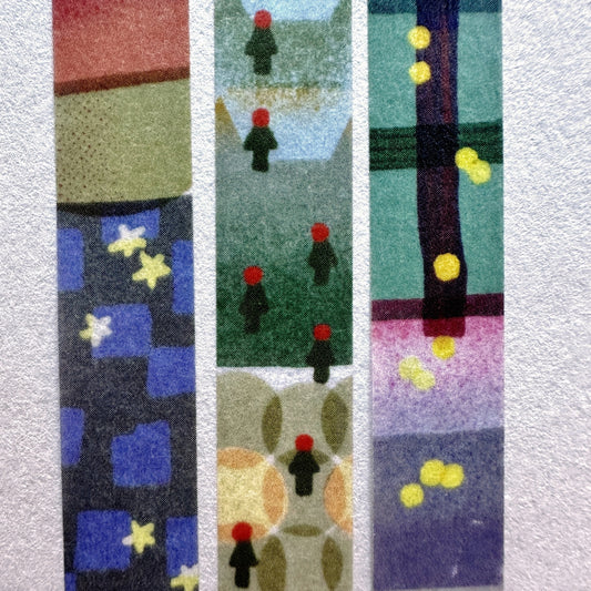 Analogue Keeper - Winter Colorchip 2024 slim masking tape SAMPLES