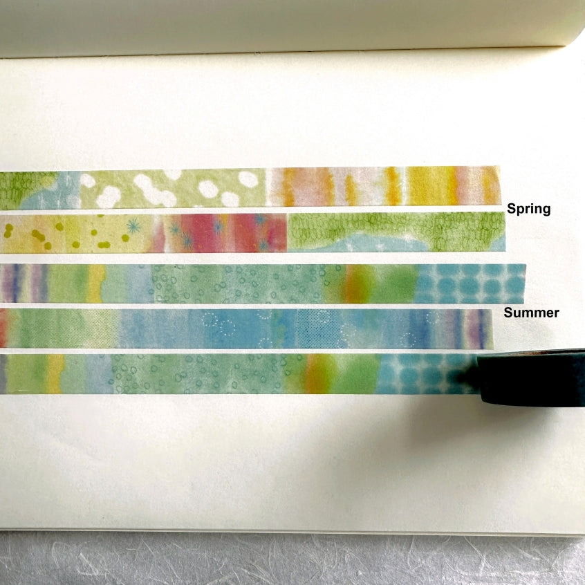 Analogue Keeper - Spring/Summer Colorchip 2025 masking tape SAMPLES