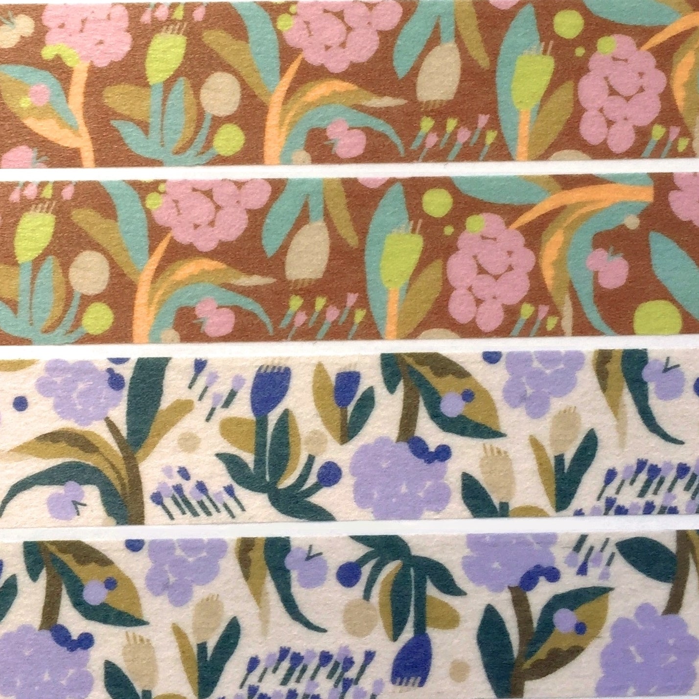 A Kind of Café - Pompon flower Here & There washi tape SAMPLES