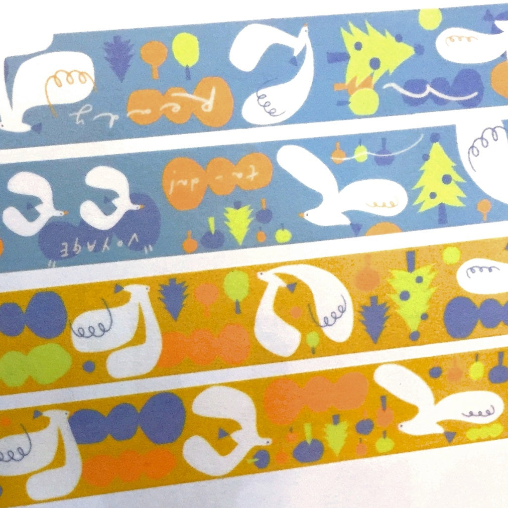 A Kind of Café - LIMITED NowhereBird Voyage washi tape set SAMPLES