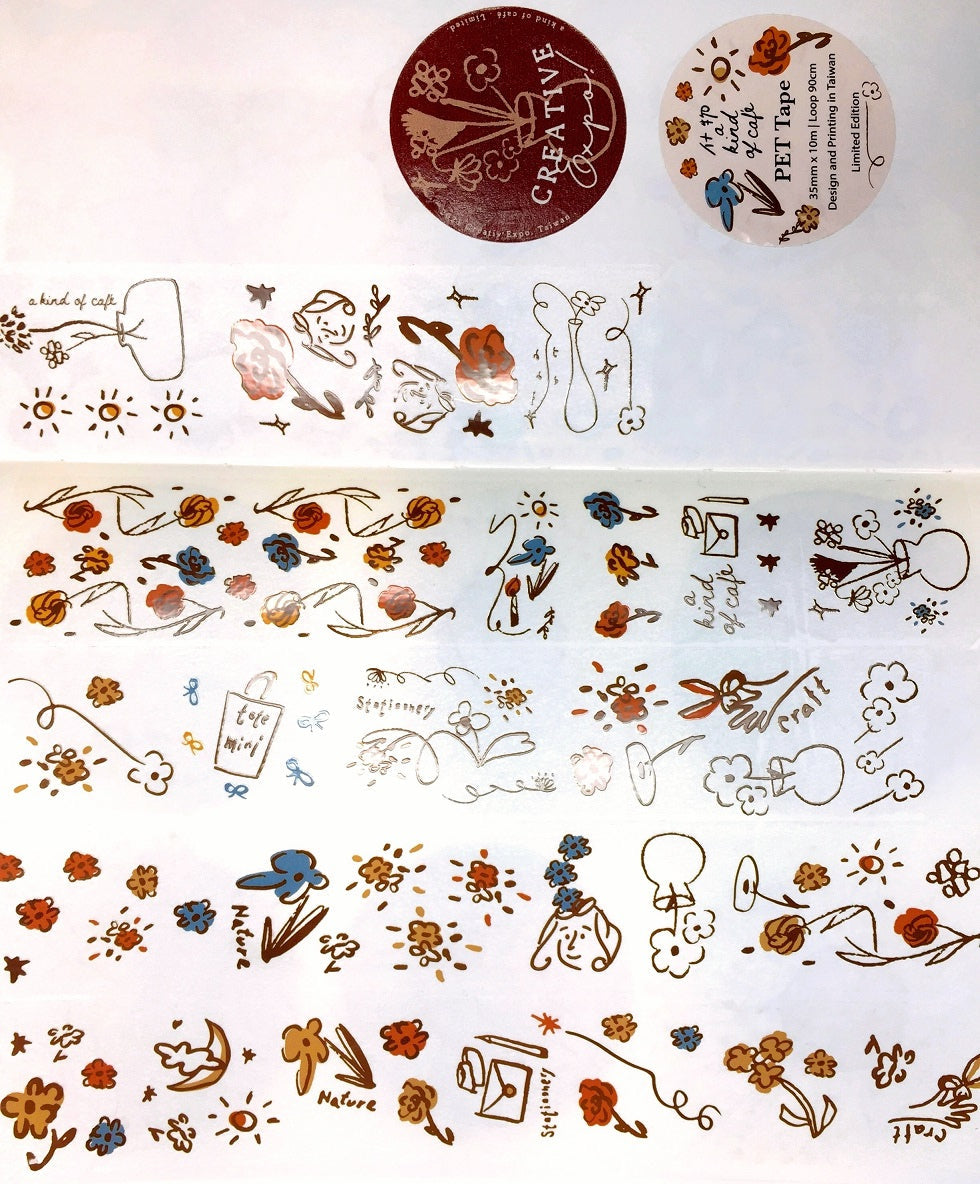 A Kind of Café - LIMITED Taiwan Creative Expo 2021 PET tape SAMPLES