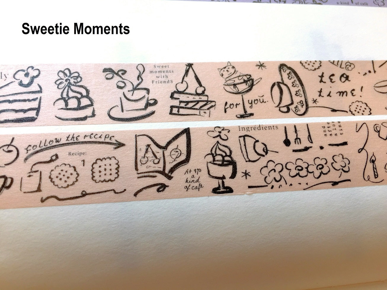 A Kind of Café - Diary series washi tapes SAMPLES