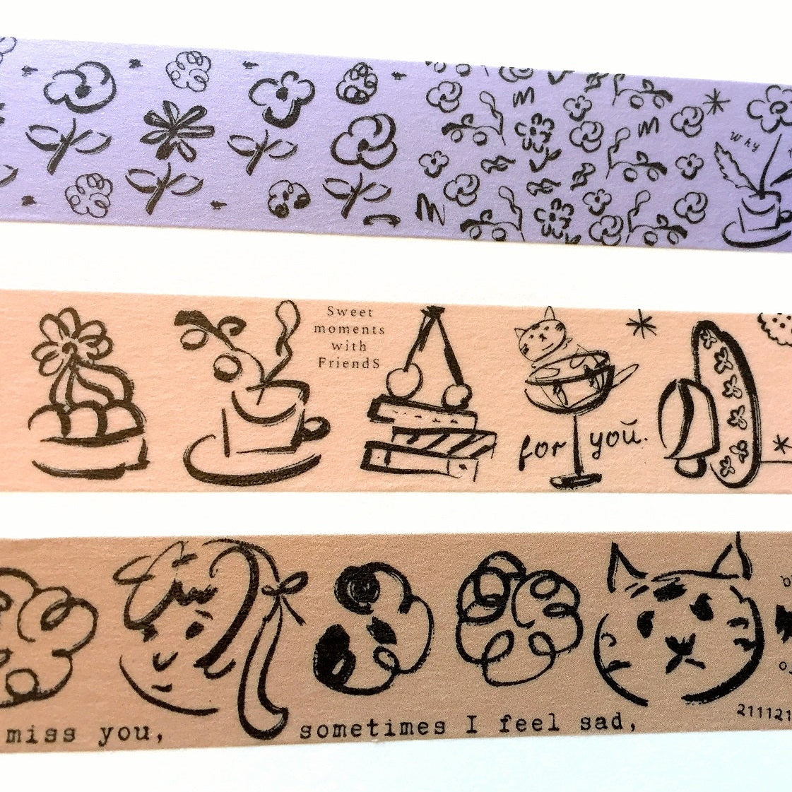 A Kind of Café - Diary series washi tapes SAMPLES