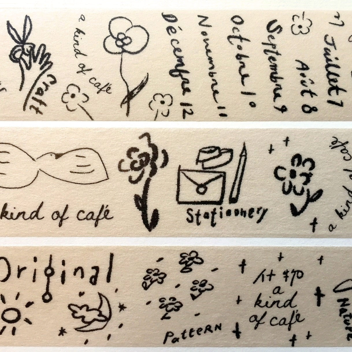 A Kind of Café - LIMITED Taiwan Expo 2021 washi tape SAMPLES