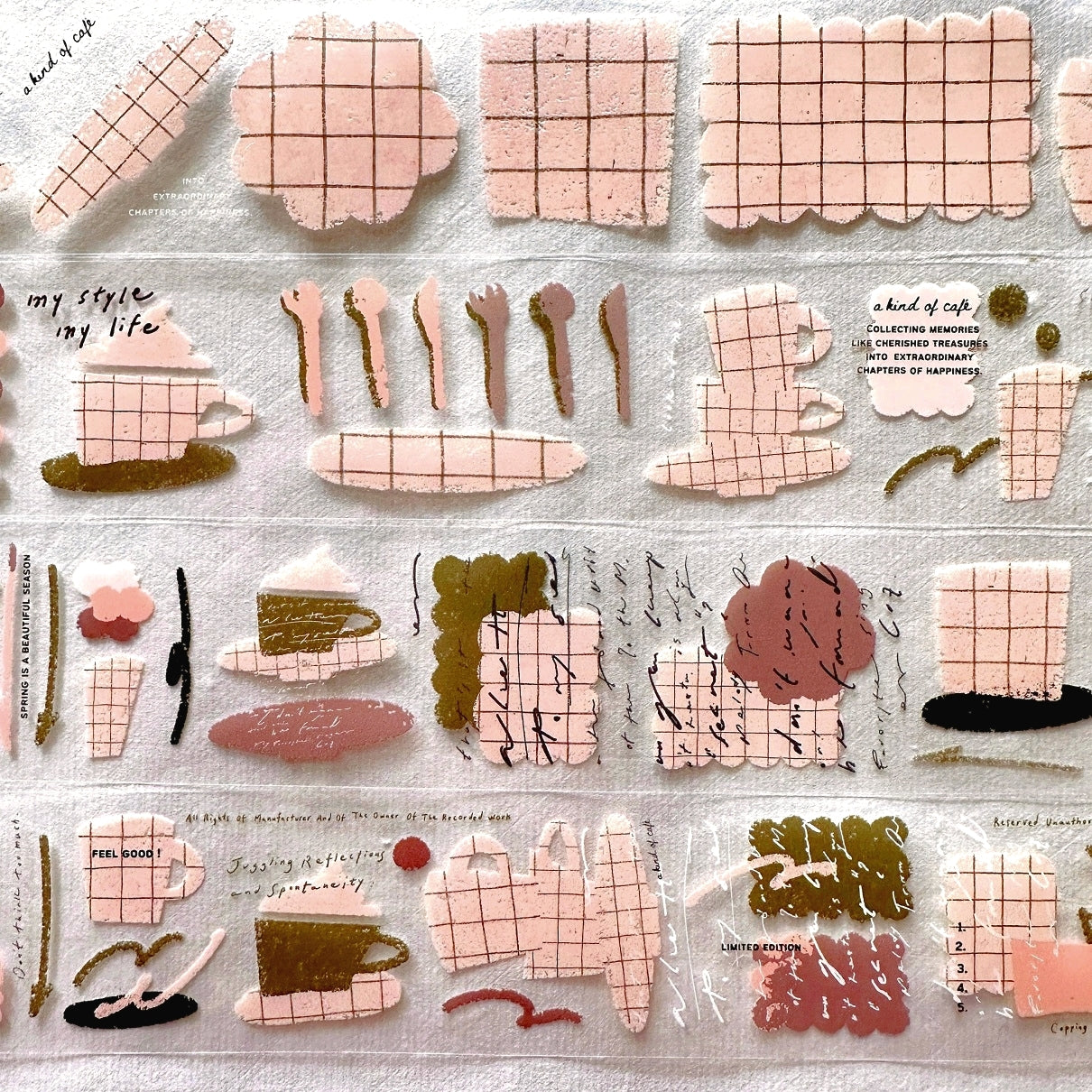 A Kind of Café - Feel-Good Moments PET tape SAMPLES