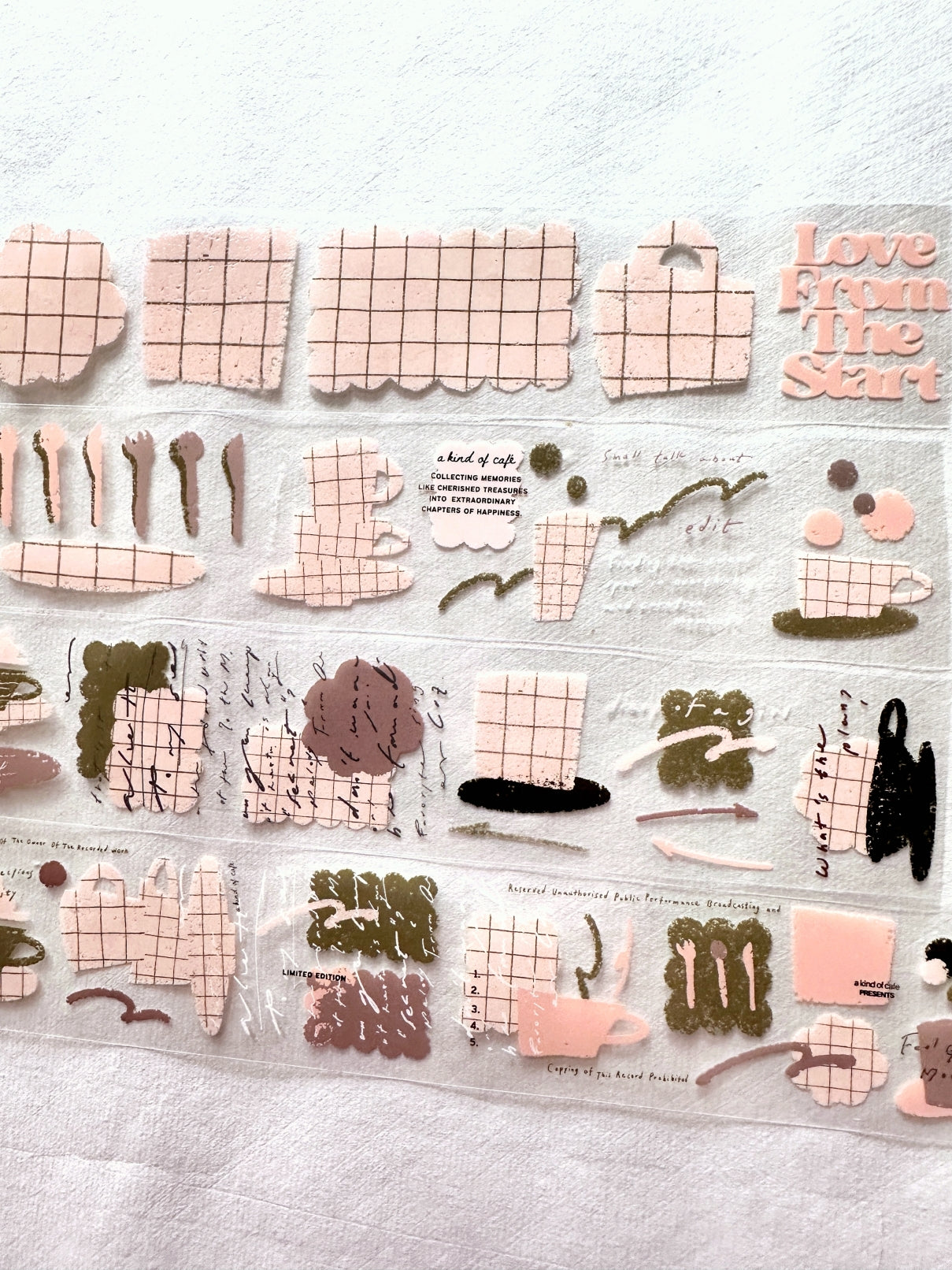 A Kind of Café - Feel-Good Moments PET tape SAMPLES