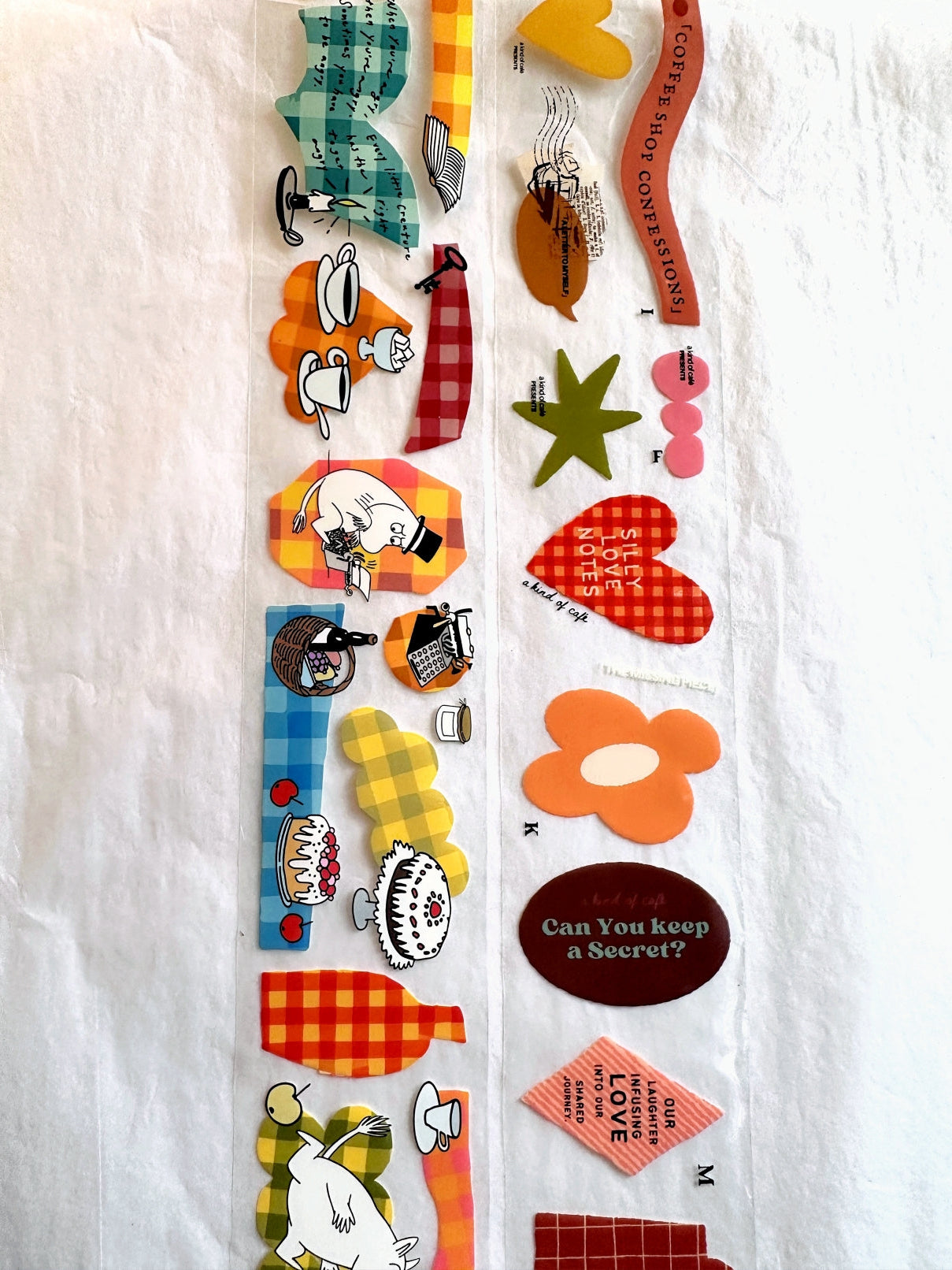 A Kind of Café - Love from the Start PET tape SAMPLES