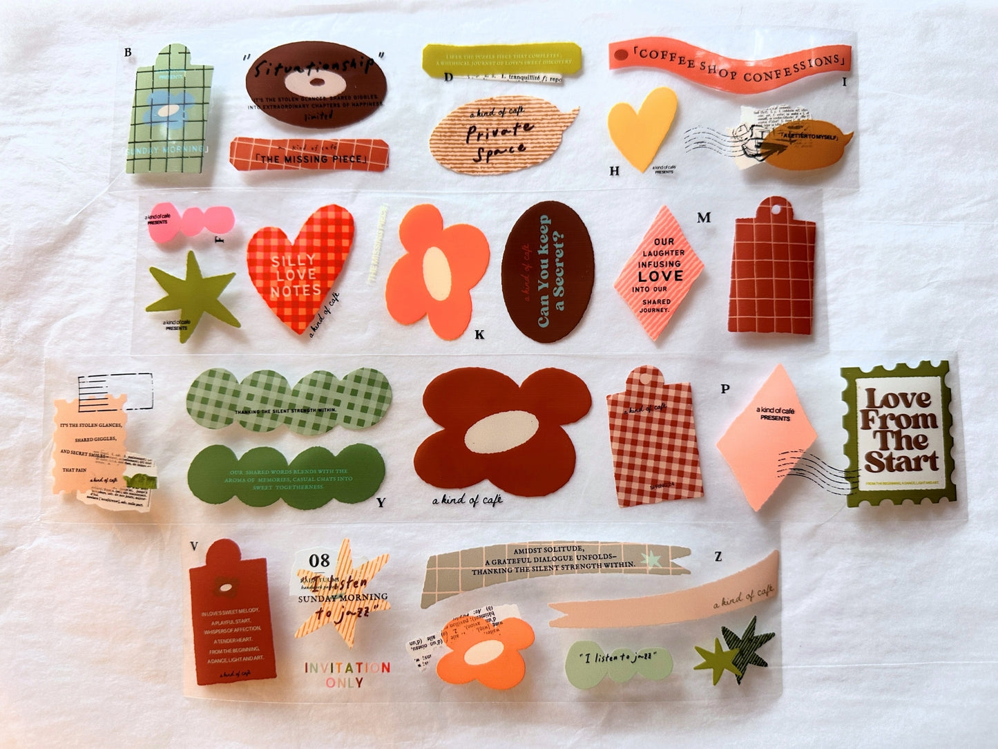 A Kind of Café - Love from the Start PET tape SAMPLES