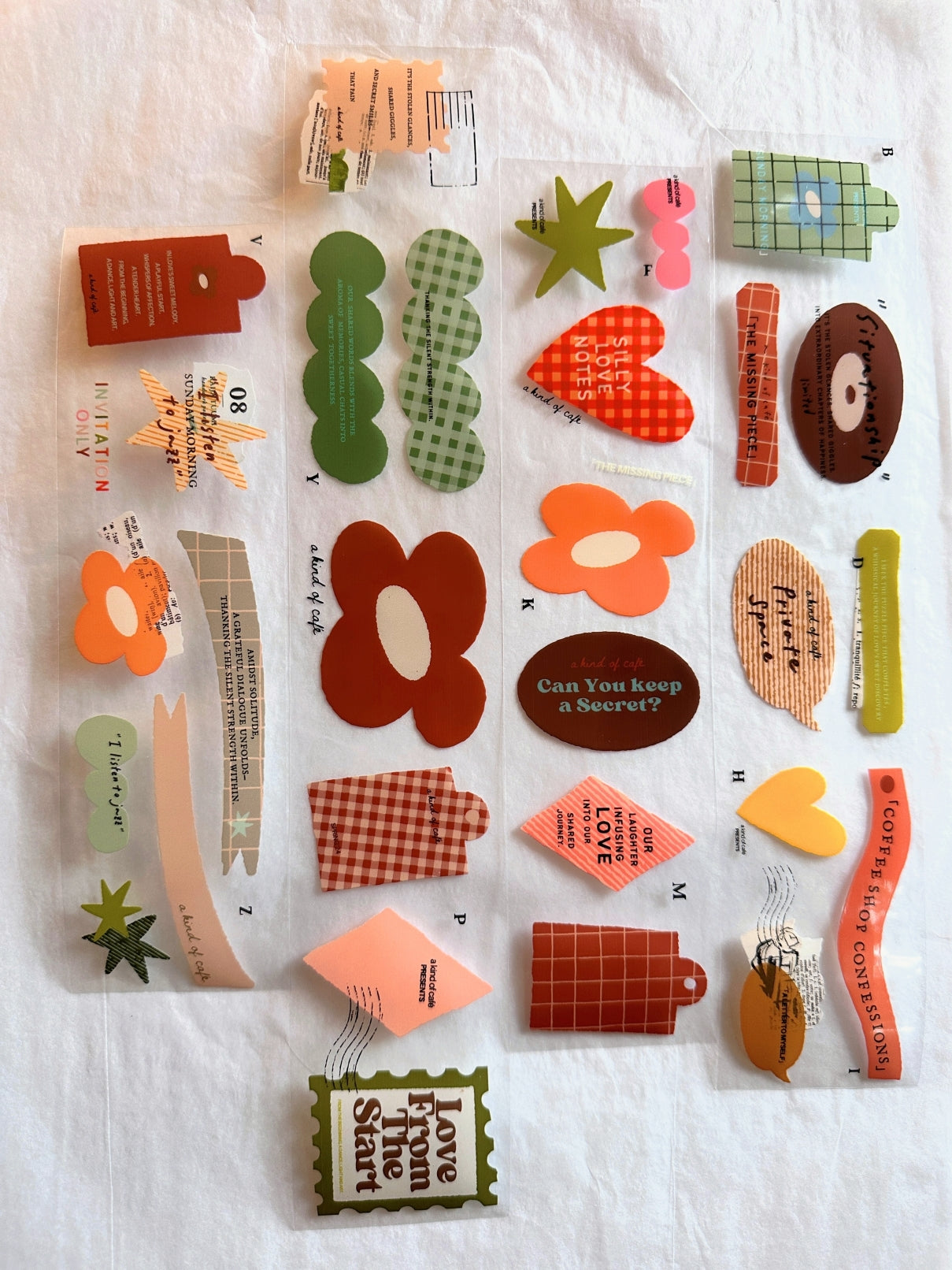 A Kind of Café - Love from the Start PET tape SAMPLES