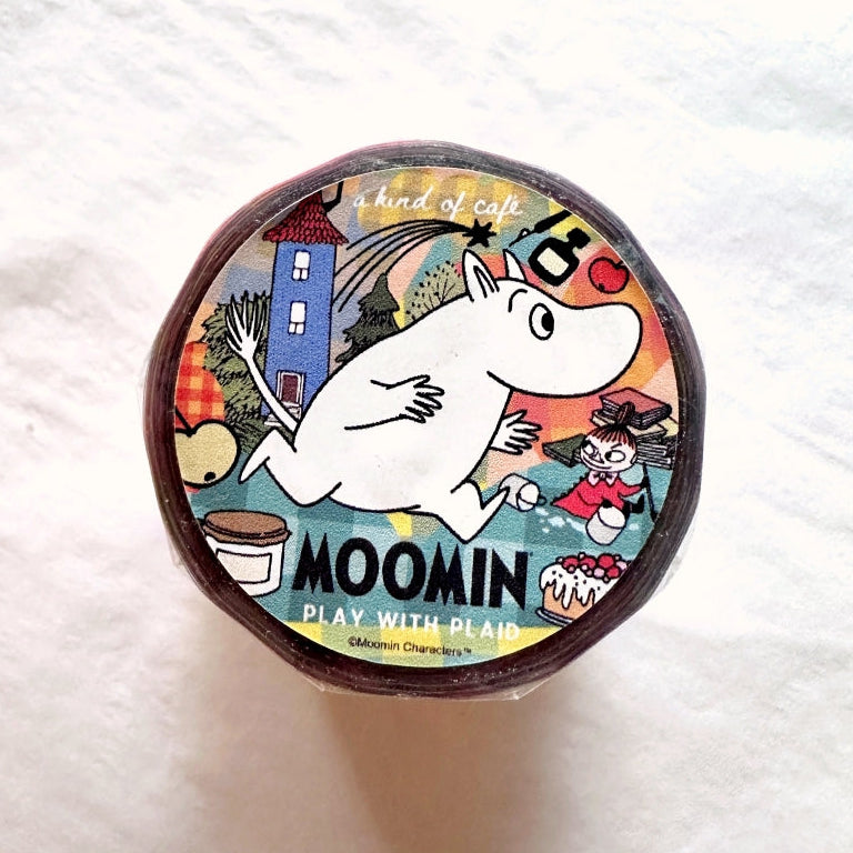 A Kind of Café x Moomin - Play with Plaid PET tape SAMPLES