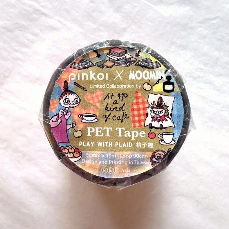 A Kind of Café x Moomin - Play with Plaid PET tape SAMPLES