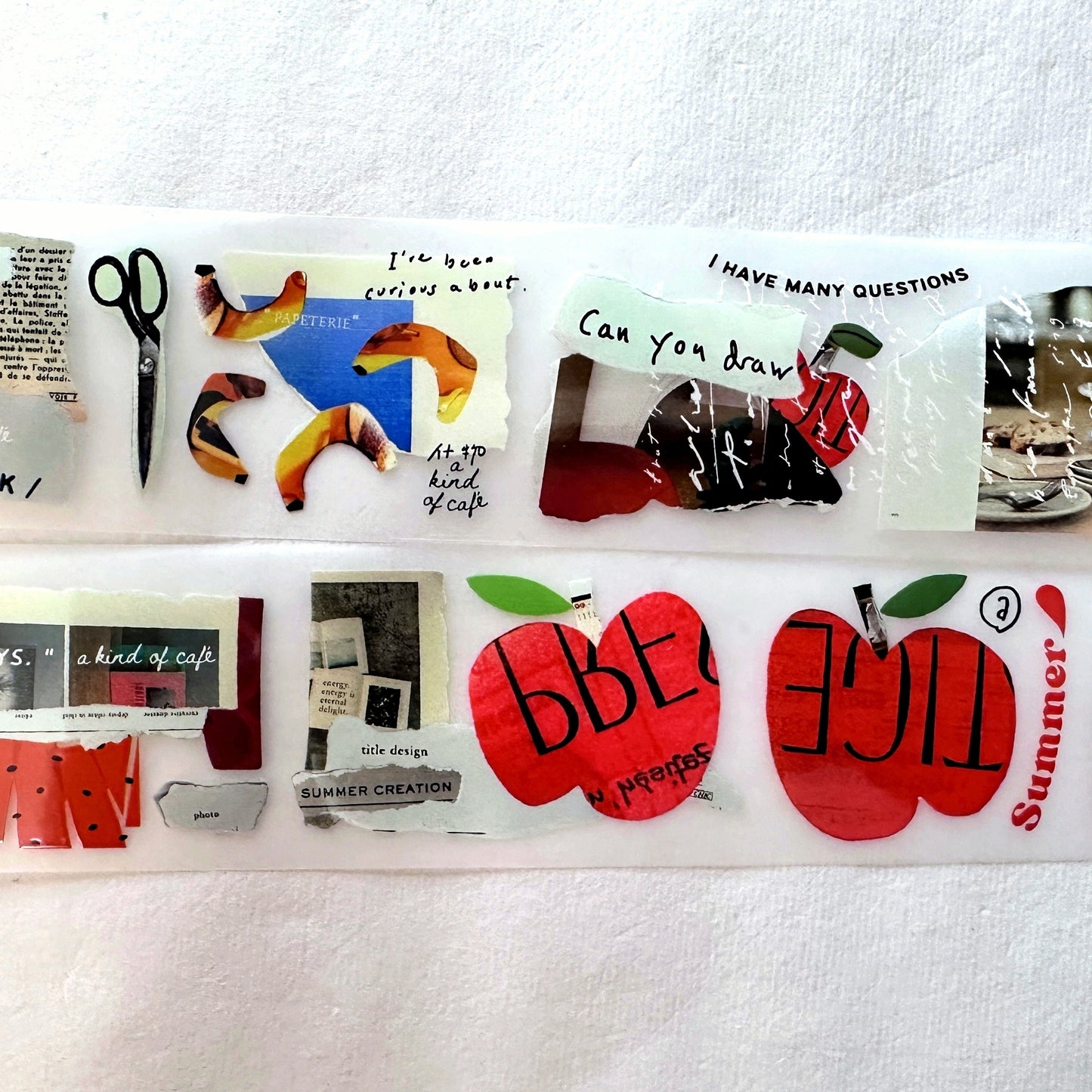A Kind of Café - Fruity Idea Book PET tape SAMPLES