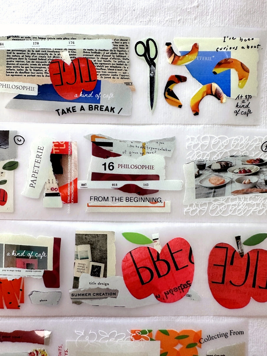 A Kind of Café - Fruity Idea Book PET tape SAMPLES