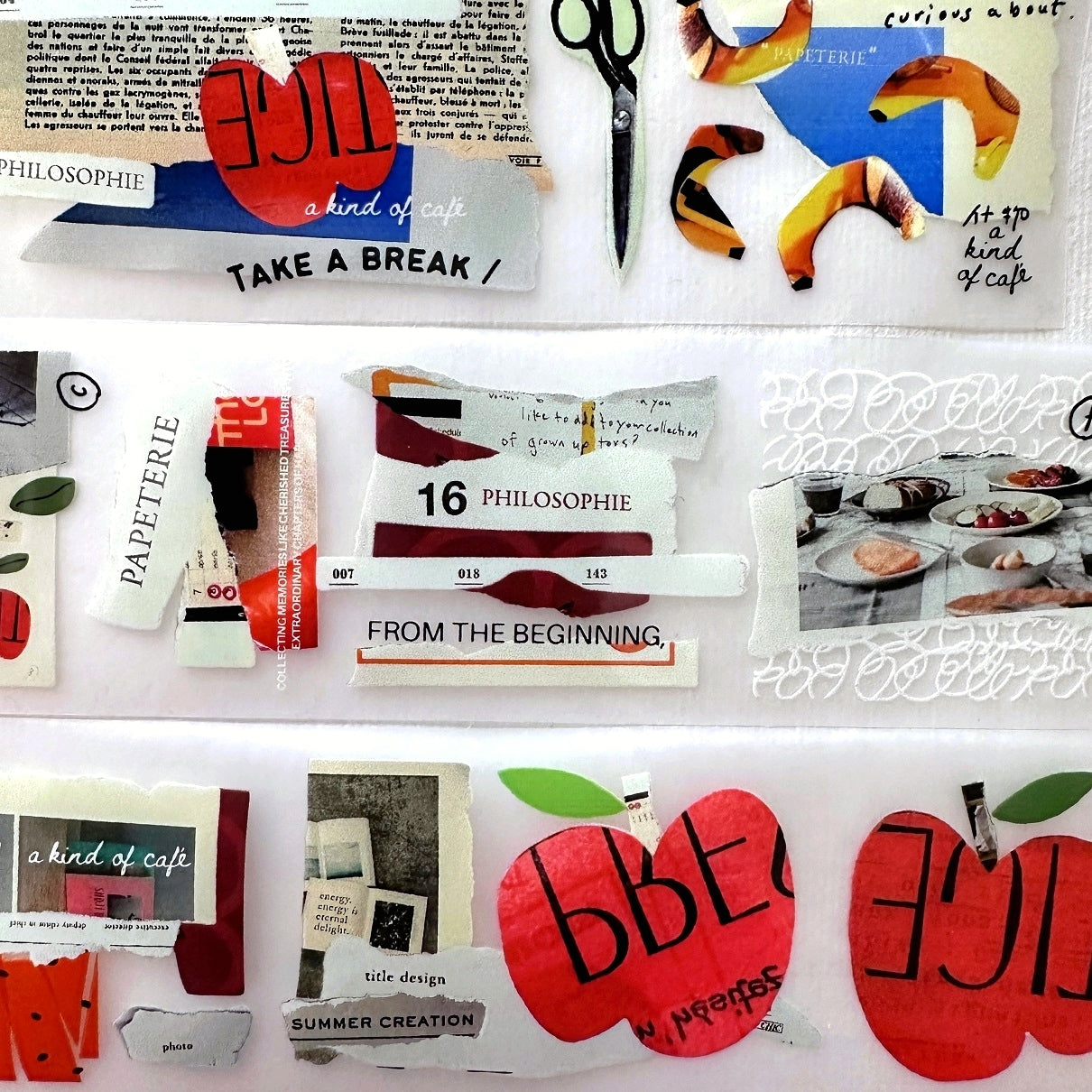 A Kind of Café - Fruity Idea Book PET tape SAMPLES