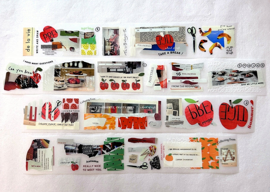 A Kind of Café - Fruity Idea Book PET tape SAMPLES