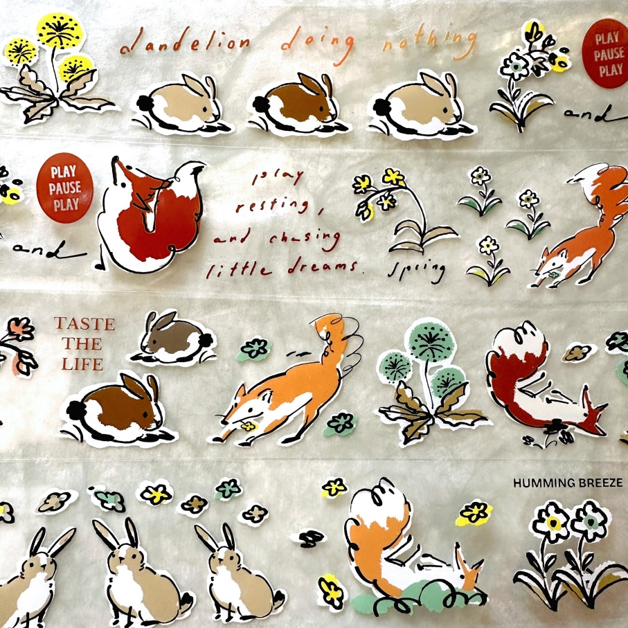 A Kind of Café - Humming Breeze PET tape SAMPLES