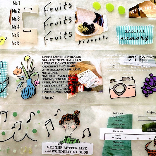 A Kind of Café - On Va Pique-niquer? v.2 PET tape SAMPLES