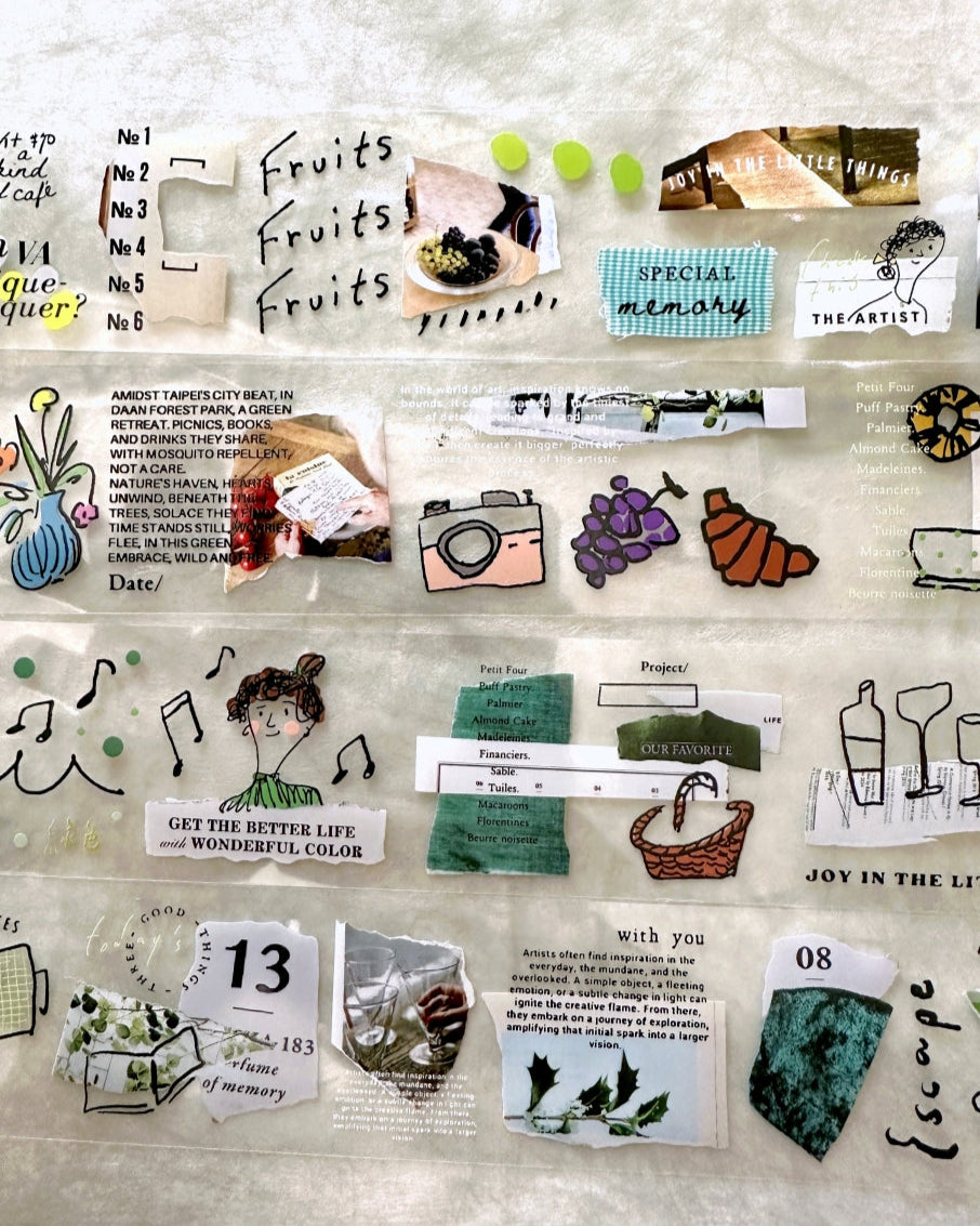 A Kind of Café - On Va Pique-niquer? v.2 PET tape SAMPLES