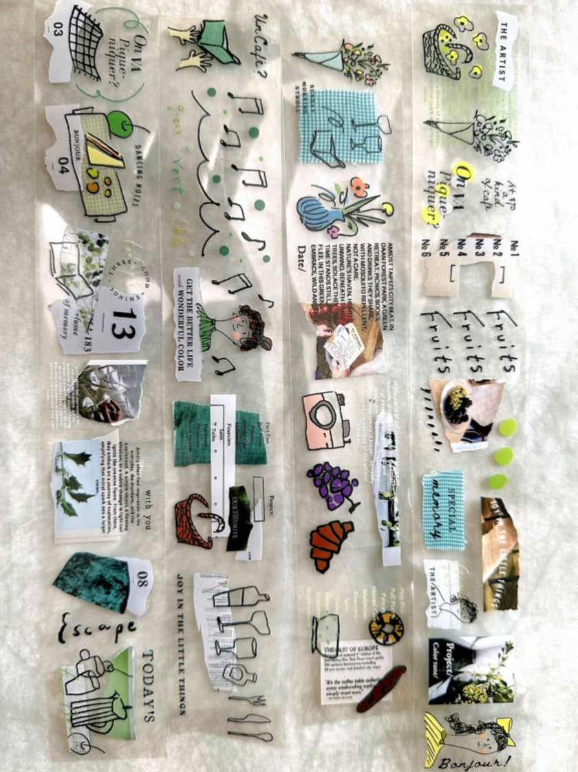 A Kind of Café - On Va Pique-niquer? v.2 PET tape SAMPLES