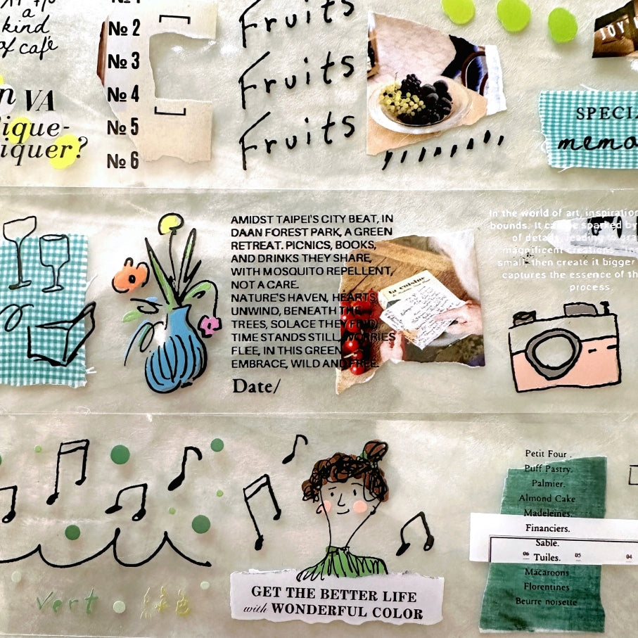 A Kind of Café - On Va Pique-niquer? v.2 PET tape SAMPLES