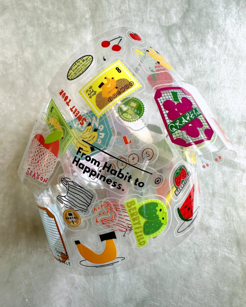 A Kind of Café - Fruity Days kiss-cut PET tape SAMPLES
