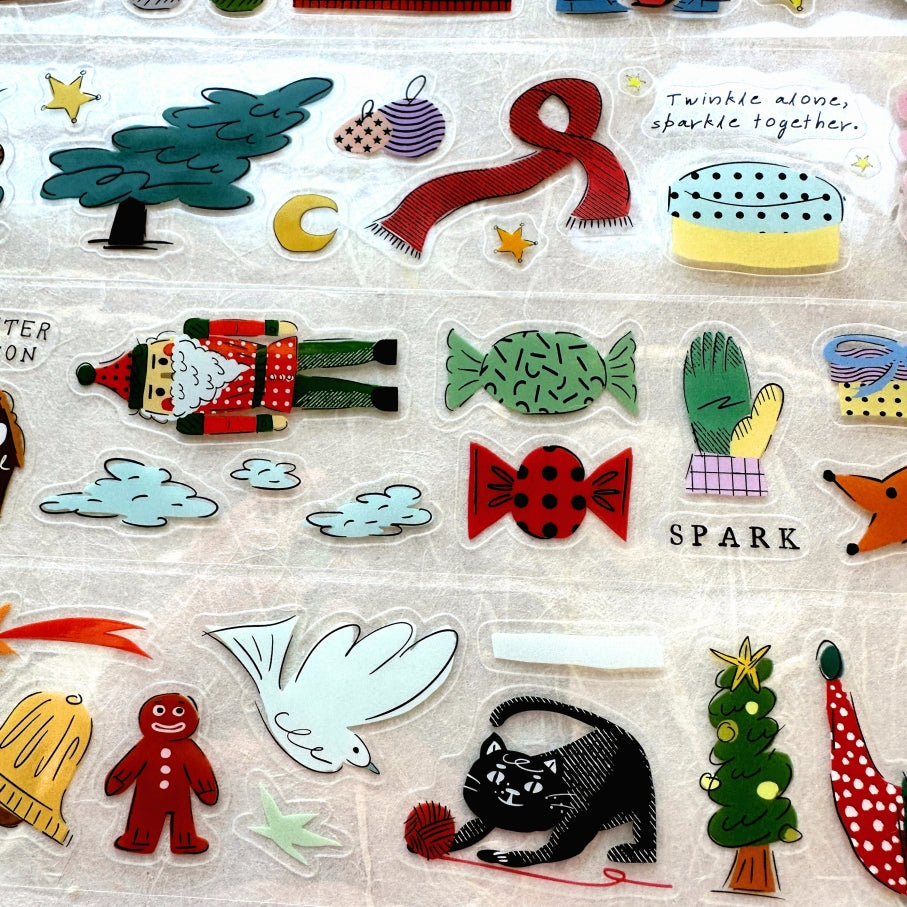 A Kind of Café - X'mas Festive Limited kiss-cut PET tape SAMPLES