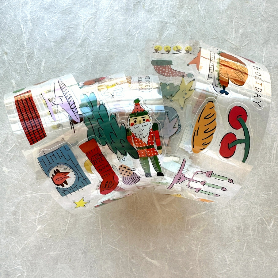 A Kind of Café - X'mas Festive Limited kiss-cut PET tape SAMPLES