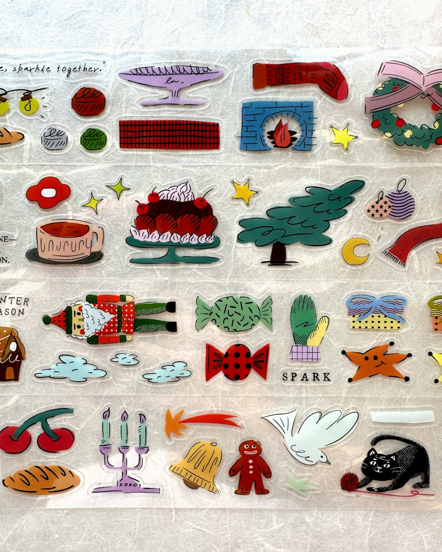 A Kind of Café - X'mas Festive Limited kiss-cut PET tape SAMPLES
